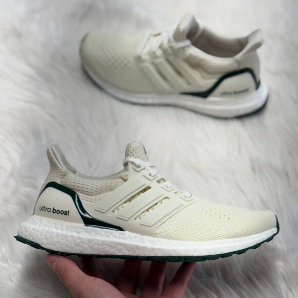 Adidas Ultra Boost 1.0 Collegiate Green Off White Womens JR3145 NEW Multi Sz - Picture 1 of 5